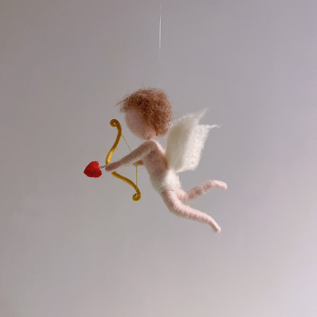 Needle Felted Cupid Fairy