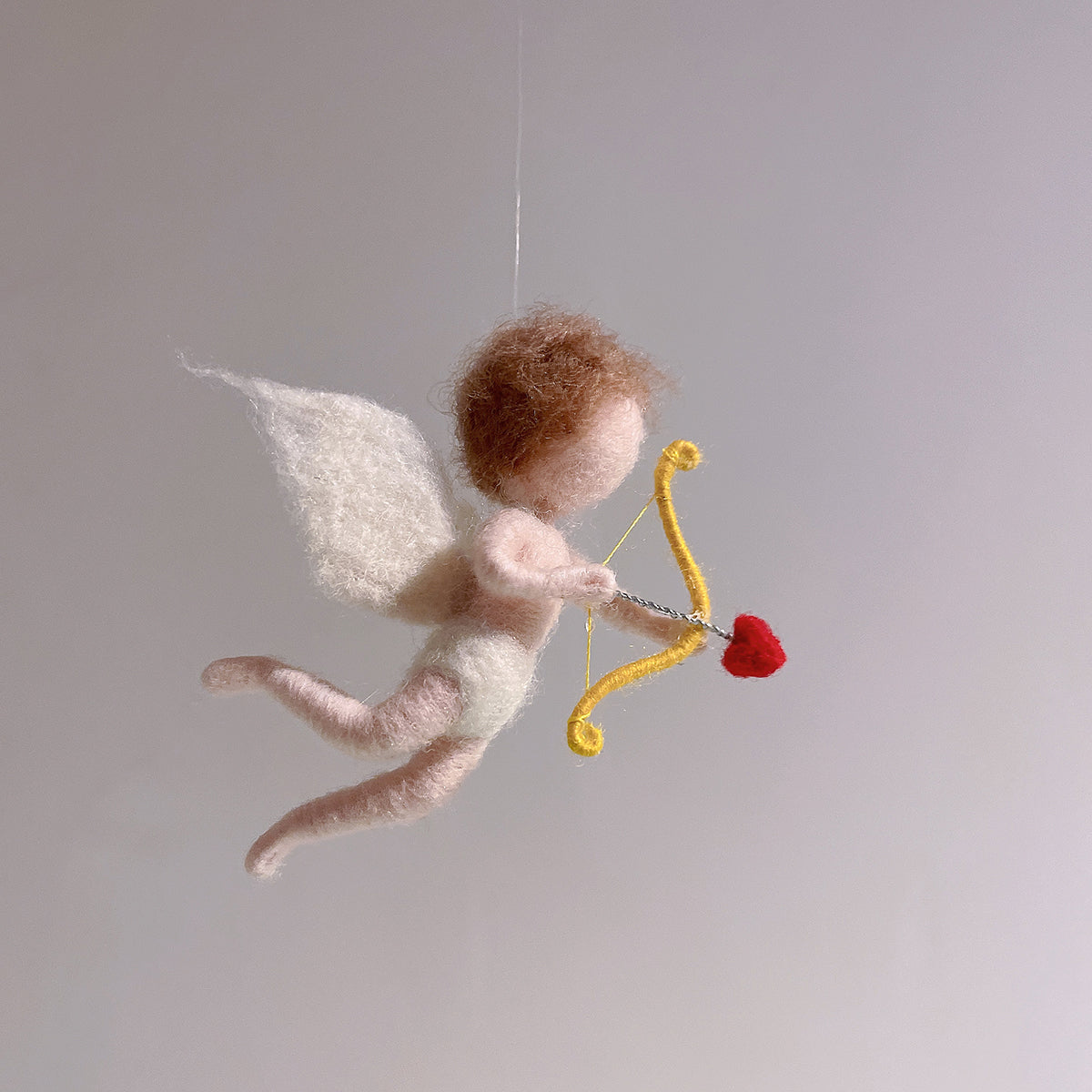 Needle Felted Cupid Fairy